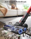 Dyson Cordless Vacuum with Anti-Tangle Brush - Red