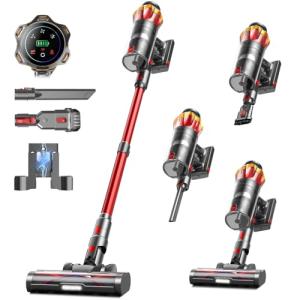 Dyson Cordless Vacuum with Anti-Tangle Brush - Red