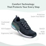 Orthofeet Men's Knit Lava Sneakers