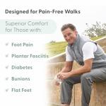 Orthofeet Men's Knit Lava Sneakers