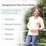 Orthofeet Men's Tilos Slip-On Sneakers