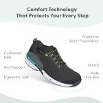 Orthofeet Women's Wide Knit Sneakers