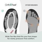Orthofeet Women's Wide Knit Sneakers