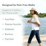 Orthofeet Women's No-Tie Sneakers 