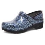 Dansko Women's Blue Waves Patent Clogs