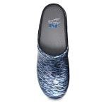 Dansko Women's Blue Waves Patent Clogs