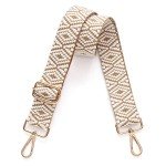 S-Jacorry Adjustable Canvas Shoulder Strap with Gold Buckle