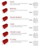 LEXSION Felt Bag Organizer for Speedy Neverfull, Red