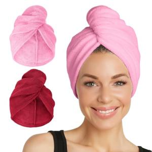 Turbie Twist Microfiber Hair Towel 2-Pack