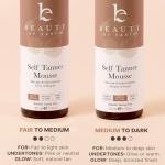 Natural Self Tanner Mousse for Streak-Free Glow