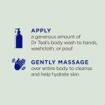 Dr Teal's Epsom Salt Body Wash, Eucalyptus & Spearmint