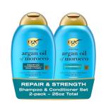 OGX Argan Oil Shampoo & Conditioner Set, 2 Pack