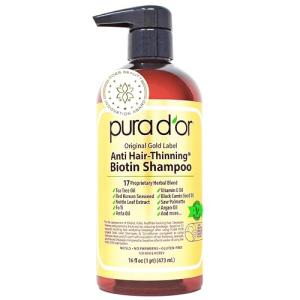 PURA D'OR Gold Label Anti-Thinning Shampoo 16 fl oz