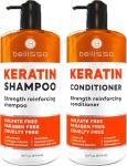Sulfate Free Keratin Shampoo and Conditioner Set