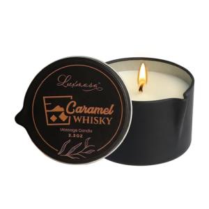 Soybean Wax Massage Oil Candle - Caramel Whisky