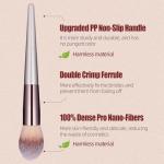 18-Piece Premium Makeup Brush Set with Case