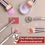 18-Piece Premium Makeup Brush Set with Case