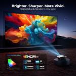 GooDee Mini Projector with WiFi and Bluetooth