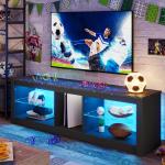 Bestier LED Gaming TV Stand for 55 Inch TV