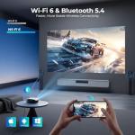 GooDee Mini Projector with WiFi and Bluetooth