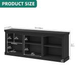 YITAHOME Black Farmhouse TV Stand for 75/80 Inch TVs
