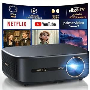 Alvar Smart Projector 2026 with 4K and Netflix
