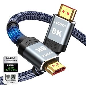 Highwings Ultra High Speed 8K HDMI Cable 6.6FT