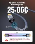 Highwings Ultra High Speed 8K HDMI Cable 6.6FT