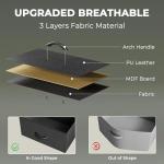 Huuger 63" TV Stand with Open Shelves and Outlets