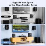 Cable Matters 5.1 Speaker Wall Plate with Banana Plug