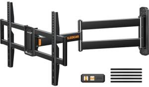 Perlegear Full Motion Corner TV Wall Mount