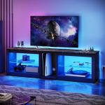 Bestier 70-Inch TV Stand with Power Outlets