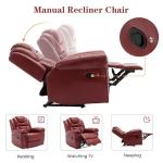 73" LED Recliner Loveseat with Cup Holder