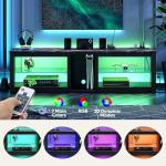 Bestier 70-Inch TV Stand with Power Outlets