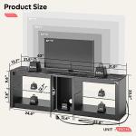 Bestier 70-Inch TV Stand with Power Outlets