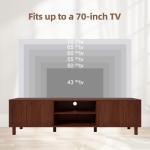 Modern TV Stand for 70'' TVs with Storage