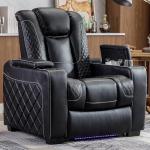 CANMOV Electric Recliner Chair with Ambient Lighting