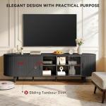 OneBlis 70" Mid Century Modern TV Stand