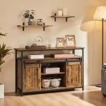 Yaheetech Barn Door TV Stand for 55-Inch TVs