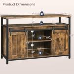 Yaheetech Barn Door TV Stand for 55-Inch TVs