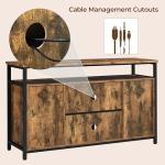 Yaheetech Barn Door TV Stand for 55-Inch TVs