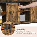 Yaheetech Barn Door TV Stand for 55-Inch TVs