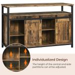 Yaheetech Barn Door TV Stand for 55-Inch TVs
