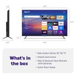 Roku 55-Inch 4K HDR Smart TV with Voice Remote