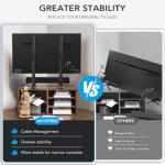Wobble-Free TV Stand for 24-80 Inch TVs