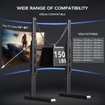 Wobble-Free TV Stand for 24-80 Inch TVs