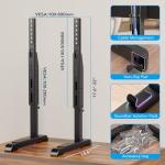 Wobble-Free TV Stand for 24-80 Inch TVs