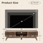 AODK 59" Mid-Century Modern TV Stand