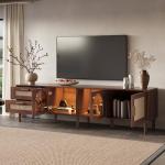 Merax 70" LED TV Stand with Cabinets and Drawers