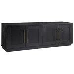 Henn&Hart Tillman Black TV Stand for 80" TVs